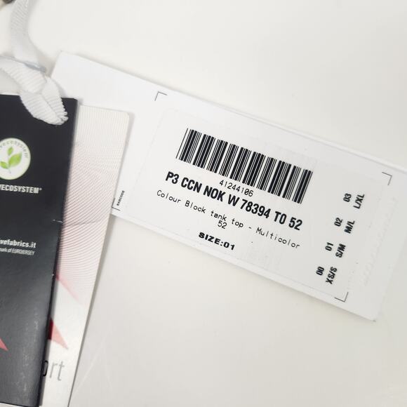 No Ka 'Oi Colour Block Tank Top Black Size 1 US Small/Medium NWT Racerback - Picture 7 of 10